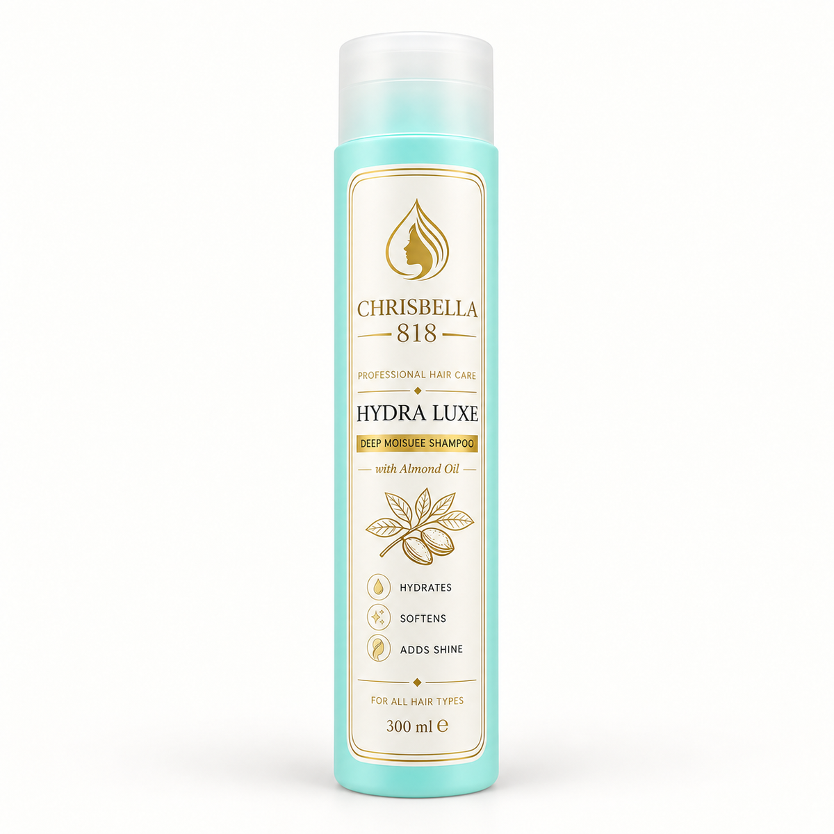Chrisbella 818 Hydra Luxe Deep Moisture Shampoo —300ml
