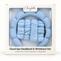 Chrisbella818 Cloud Spa Headband &wristband Set